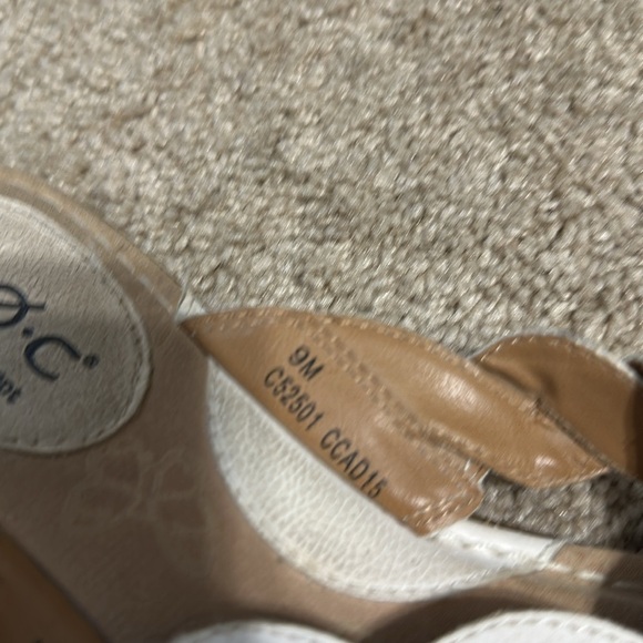 BOC Born Concept White Braided Sandal Size 9 - Picture 3 of 5